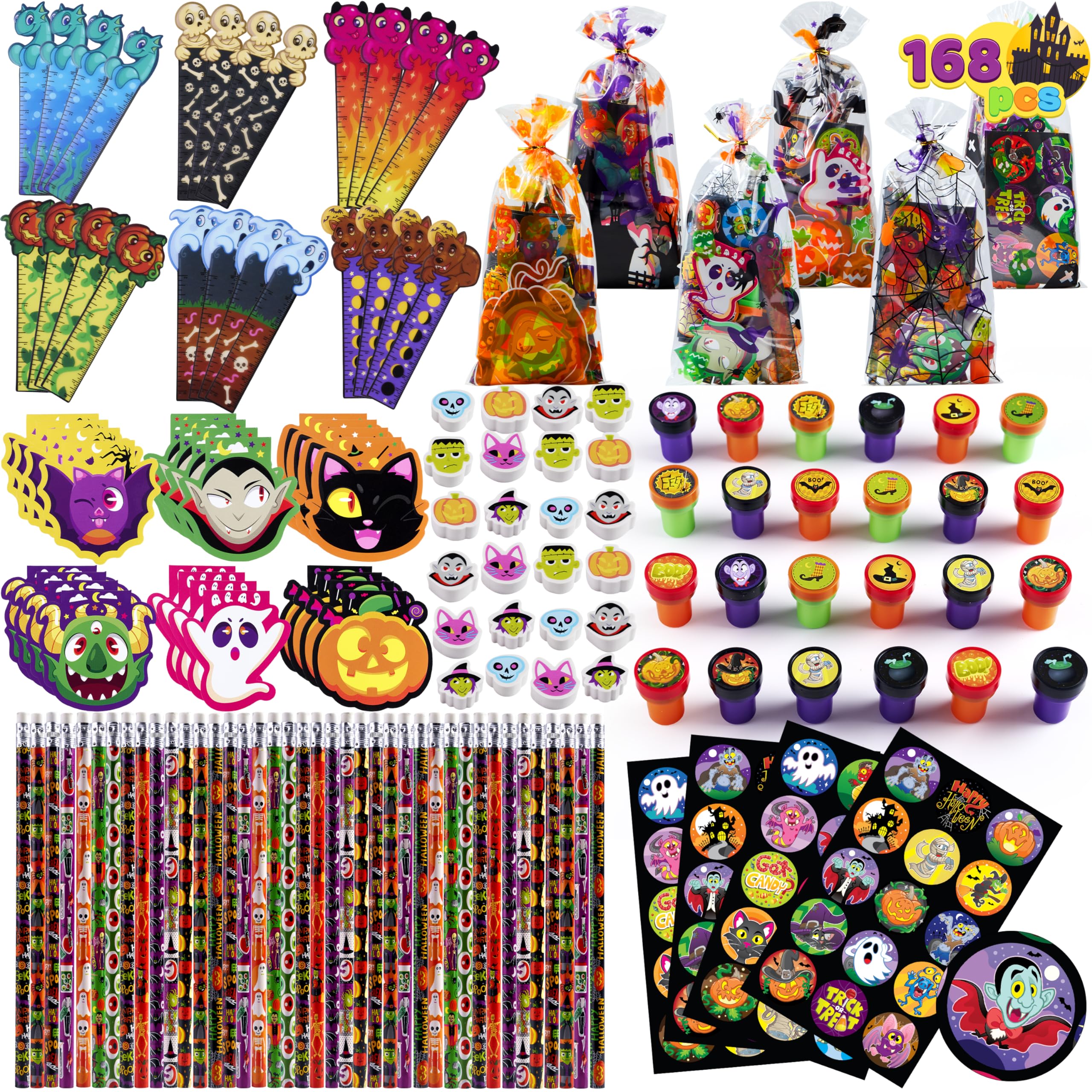 Foto 2 pulgar | Set De Papelería Joyin Halloween 168 Piezas - Venta Internacional