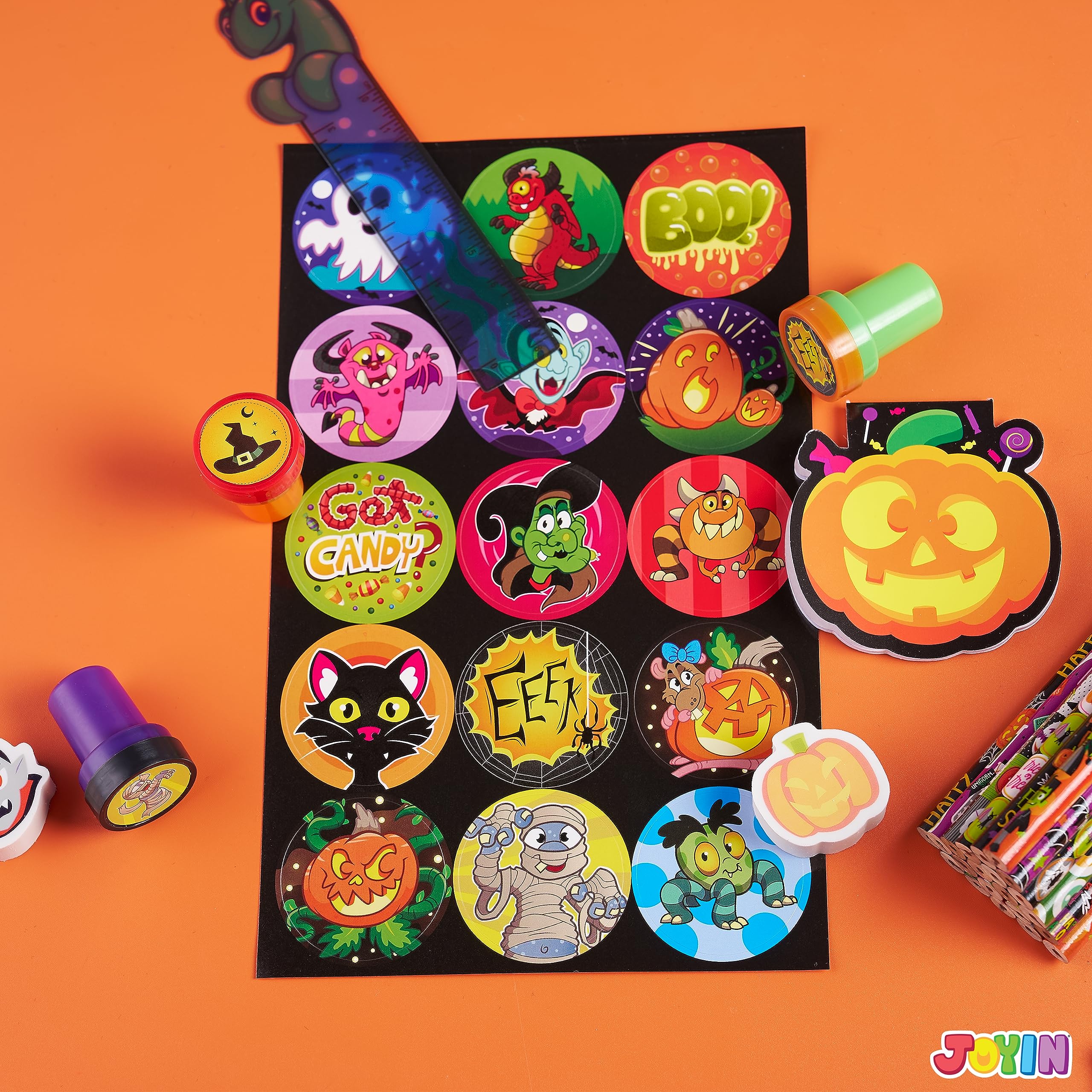 Foto 6 pulgar | Set De Papelería Joyin Halloween 168 Piezas - Venta Internacional