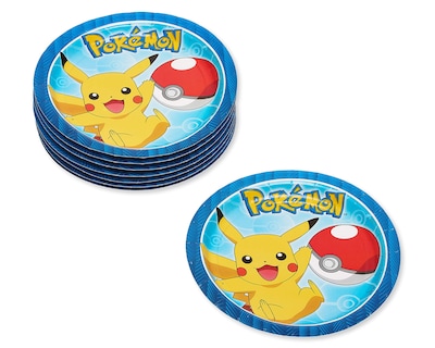 Foto 2 | Plato Redondo American Greetings Pokémon De 7 Pulgadas (paquete De 8) - Venta Internacional.