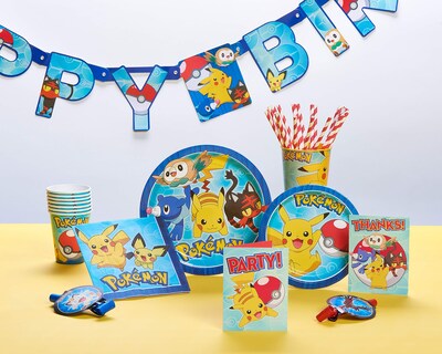 Foto 4 | Plato Redondo American Greetings Pokémon De 7 Pulgadas (paquete De 8) - Venta Internacional.