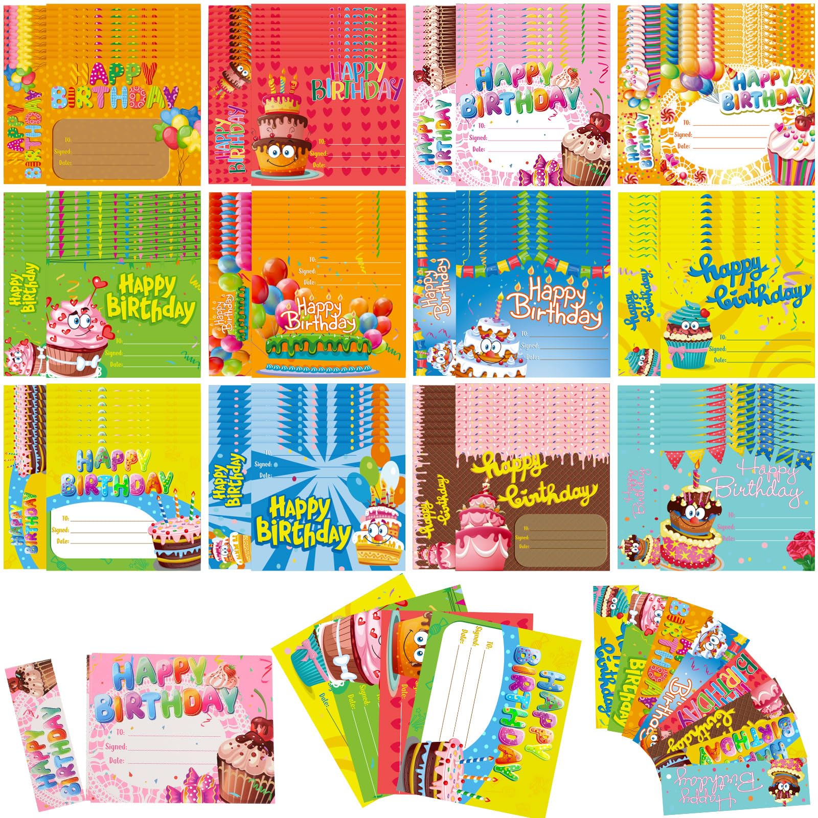 Foto 2 pulgar | Juego De Tarjetas De Premios Con Certificados De Cumpleaños Outus 108 Para Niños - Venta Internacional.