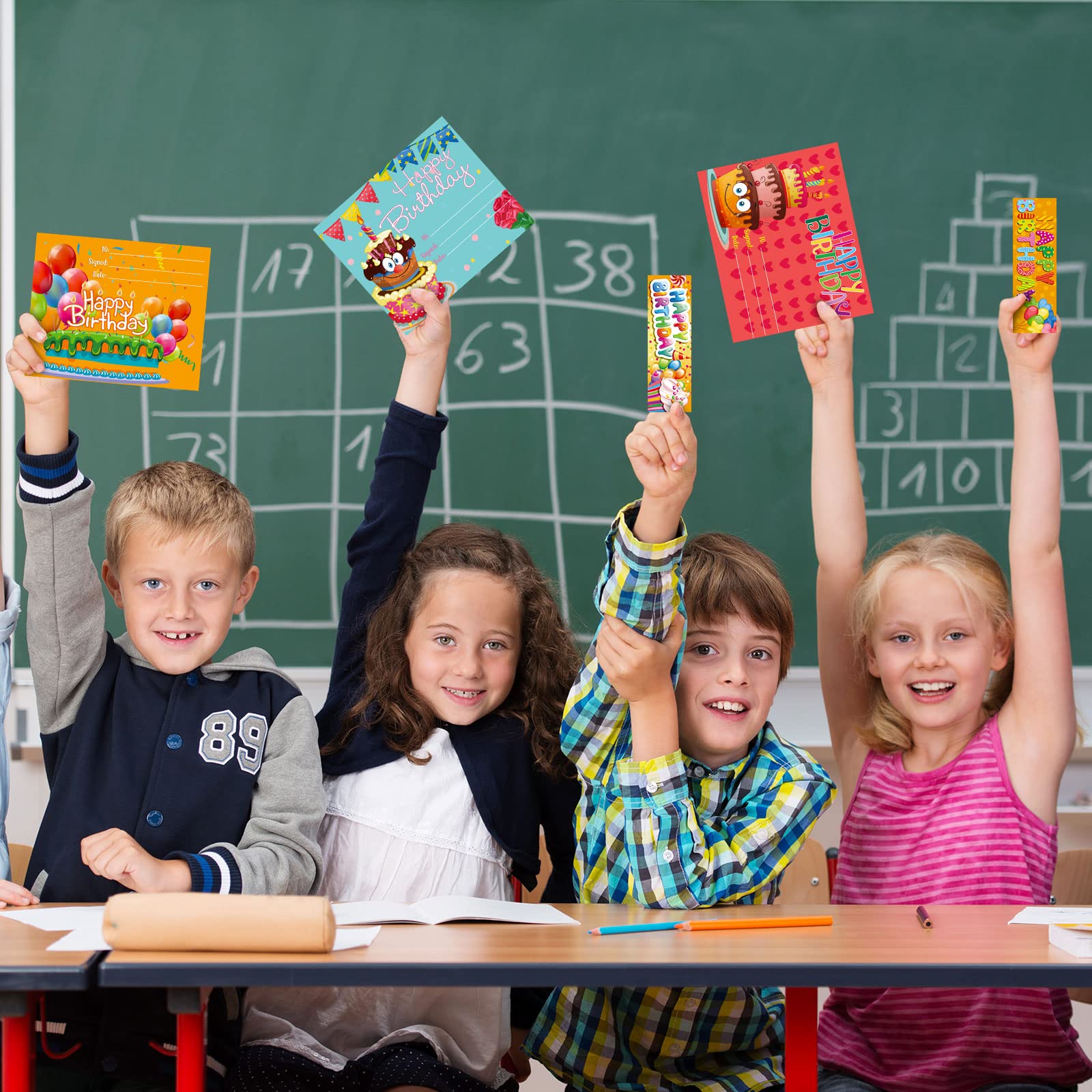 Foto 7 pulgar | Juego De Tarjetas De Premios Con Certificados De Cumpleaños Outus 108 Para Niños - Venta Internacional.