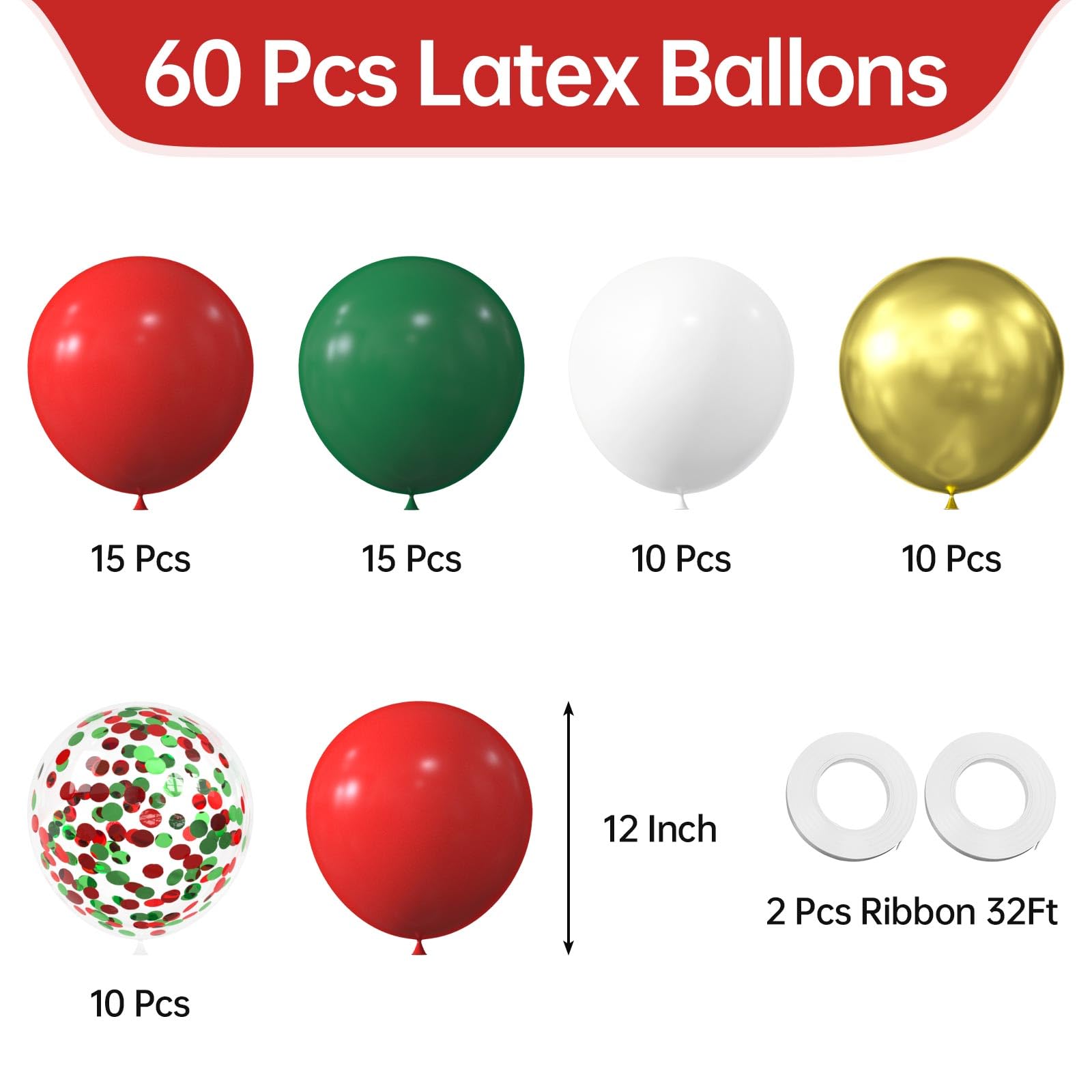 Foto 3 pulgar | Globos Kalor 60 Piezas- Venta Internacional