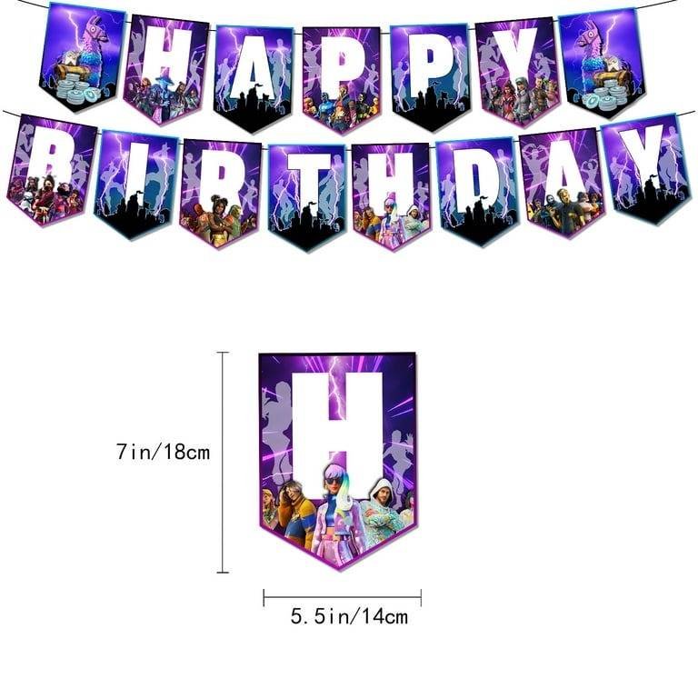 Foto 4 pulgar | Set 16 Globos Látex Videojuegos Fortnite Letrero Fiesta Y Decoración