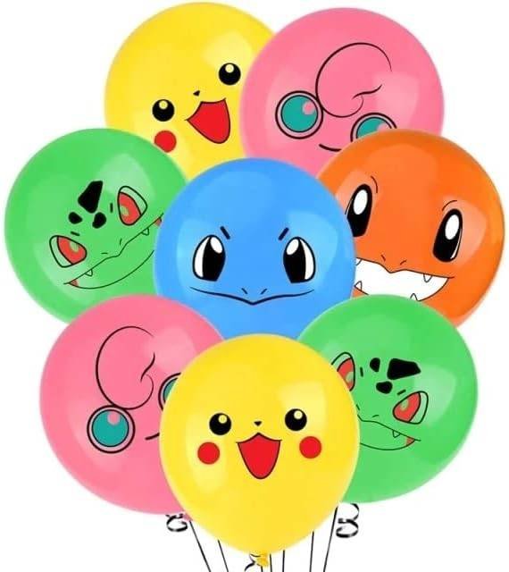 Foto 1 | Juego 10 Globos Látex Pokemon Fiesta Modelo 2