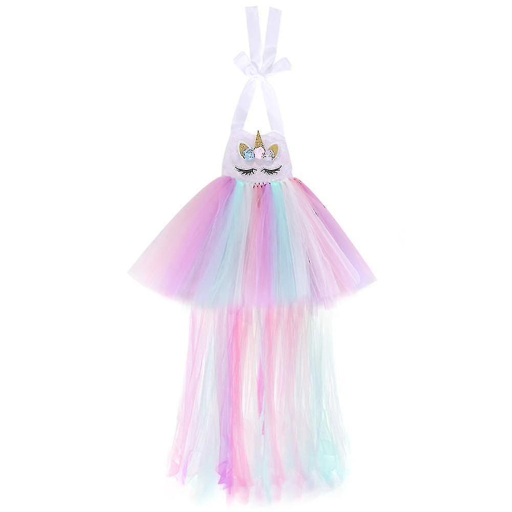 Foto 6 pulgar | Vestido De Baile Huoguo Con Lentejuelas Y Unicornio Para Niñas De 1 A 8 Años Con Diadema - Venta Internacional.