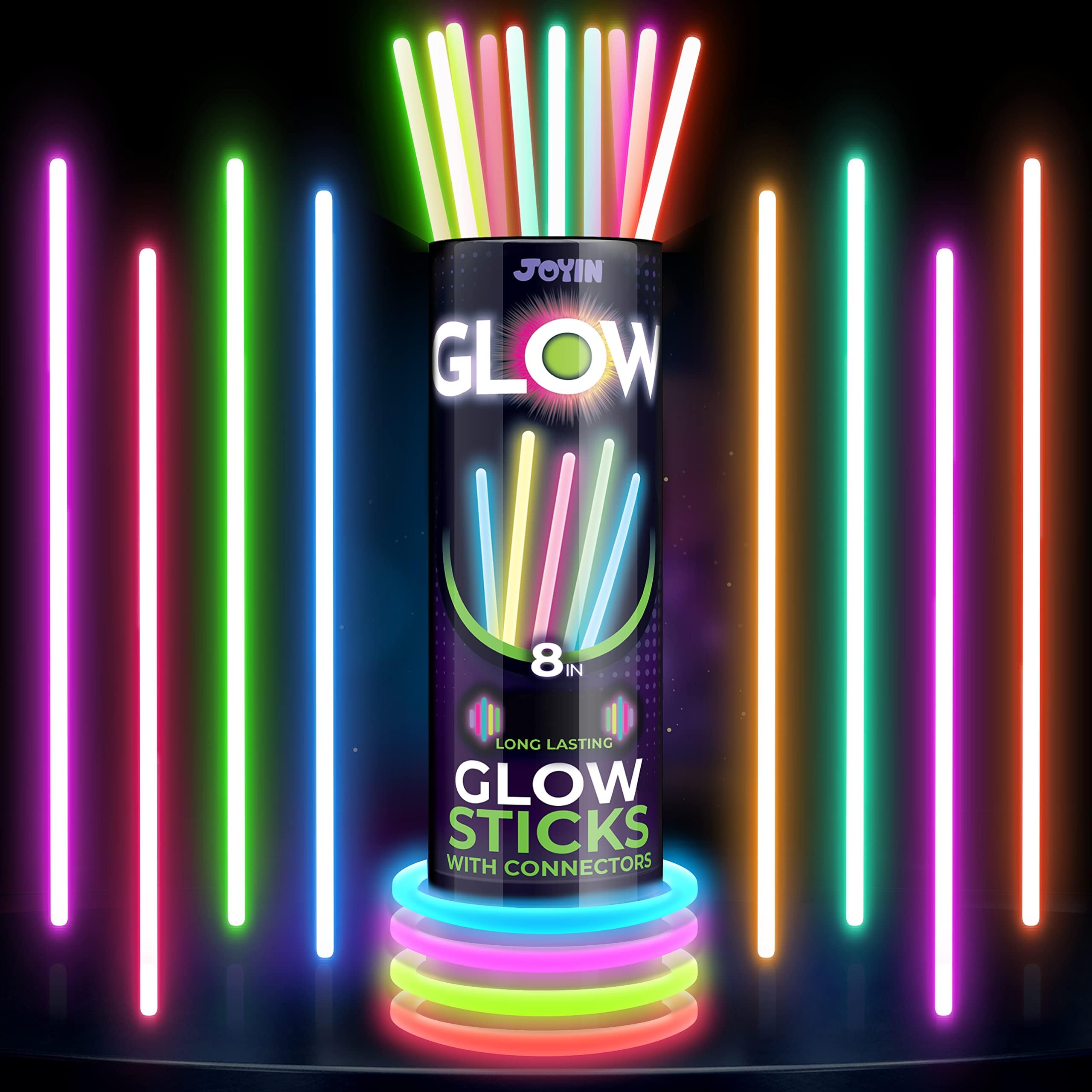 Foto 2 pulgar | Glow Sticks Joyin, 300 Unidades, Lápices Luminosos De 8 Pulgadas, Regalos Para Fiestas - Venta Internacional.