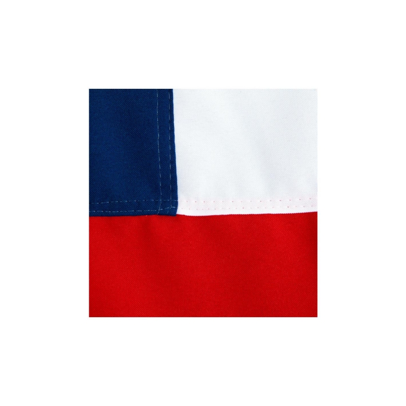 Foto 5 pulgar | Bandera Chilena Con Forma De Estrella Bordada En Tela Trevira De 90 X 135 Cm - Venta Internacional.