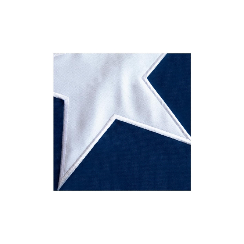 Foto 6 pulgar | Bandera Chilena Con Forma De Estrella Bordada En Tela Trevira De 90 X 135 Cm - Venta Internacional.