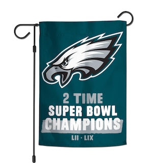 Foto 1 | Bandera De Jardín Wincraft Philadelphia Eagles, 2 Veces Super Bowl - Venta Internacional.