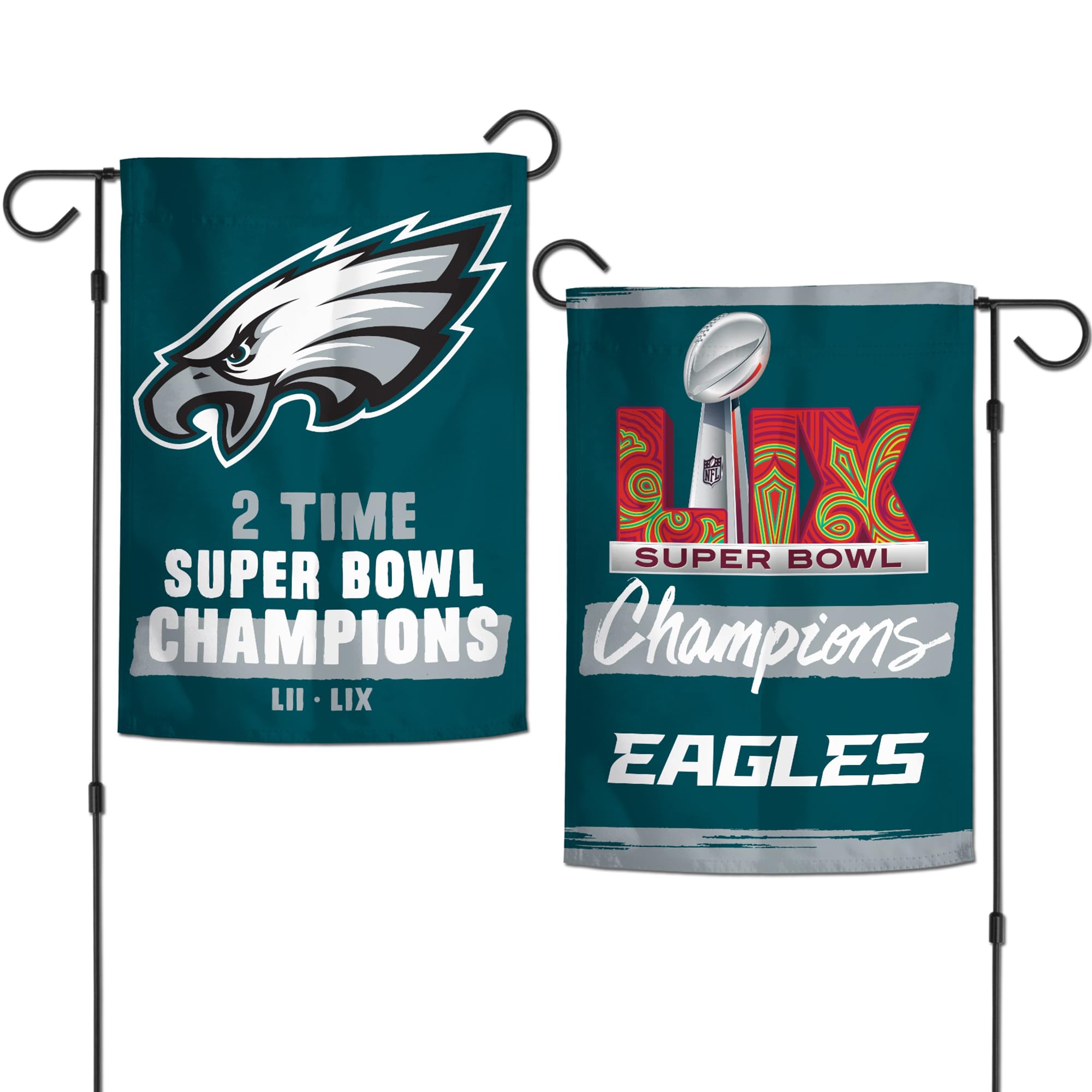 Foto 5 pulgar | Bandera De Jardín Wincraft Philadelphia Eagles, 2 Veces Super Bowl - Venta Internacional.