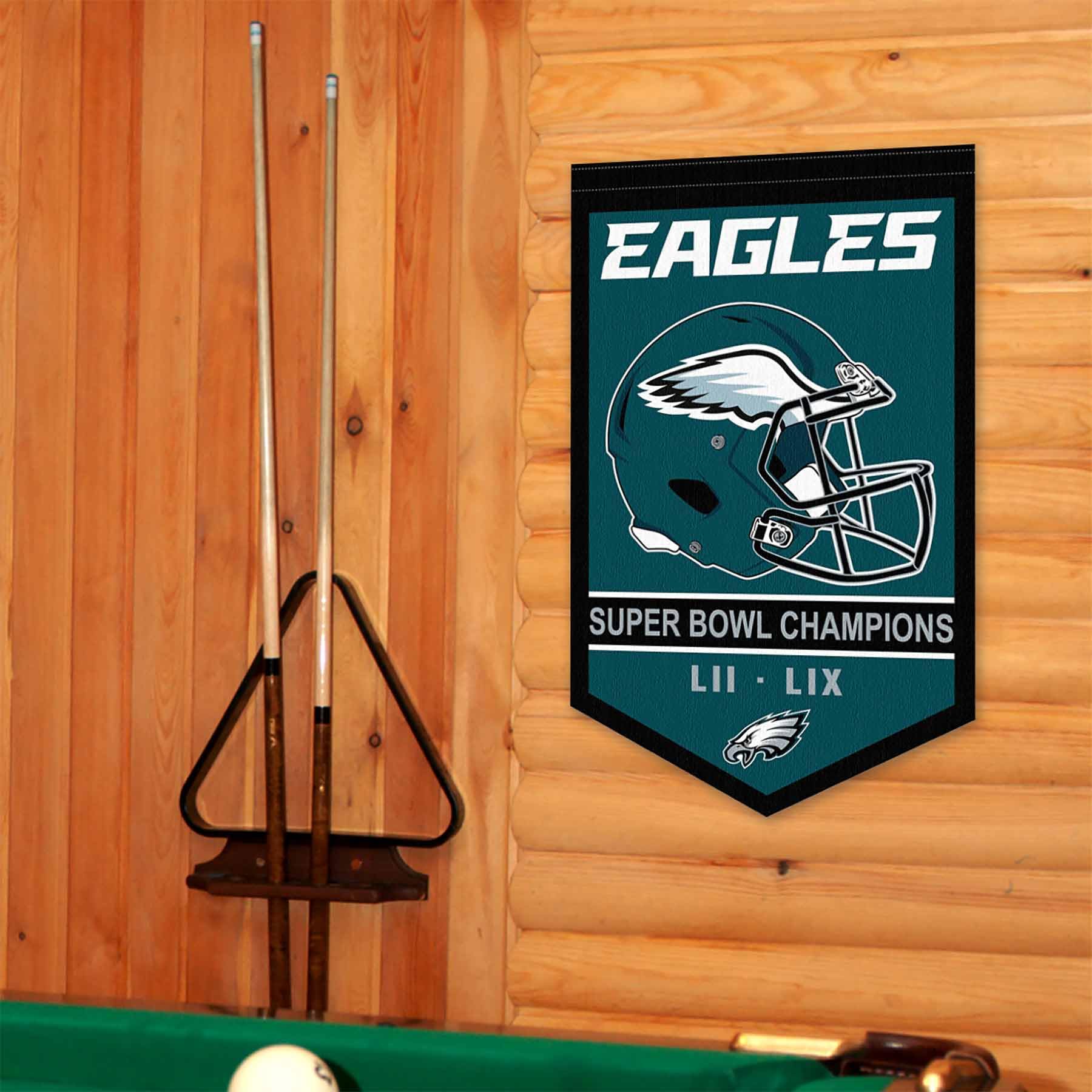 Foto 3 pulgar | Banner Banner Wincraft Philadelphia Eagles 2x Super Bowl - Venta Internacional.