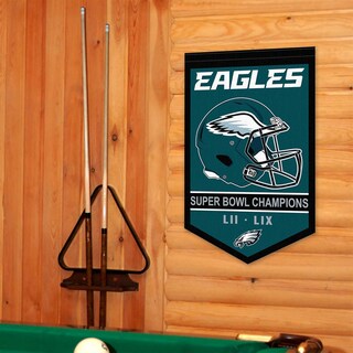 Foto 2 | Banner Banner Wincraft Philadelphia Eagles 2x Super Bowl - Venta Internacional.