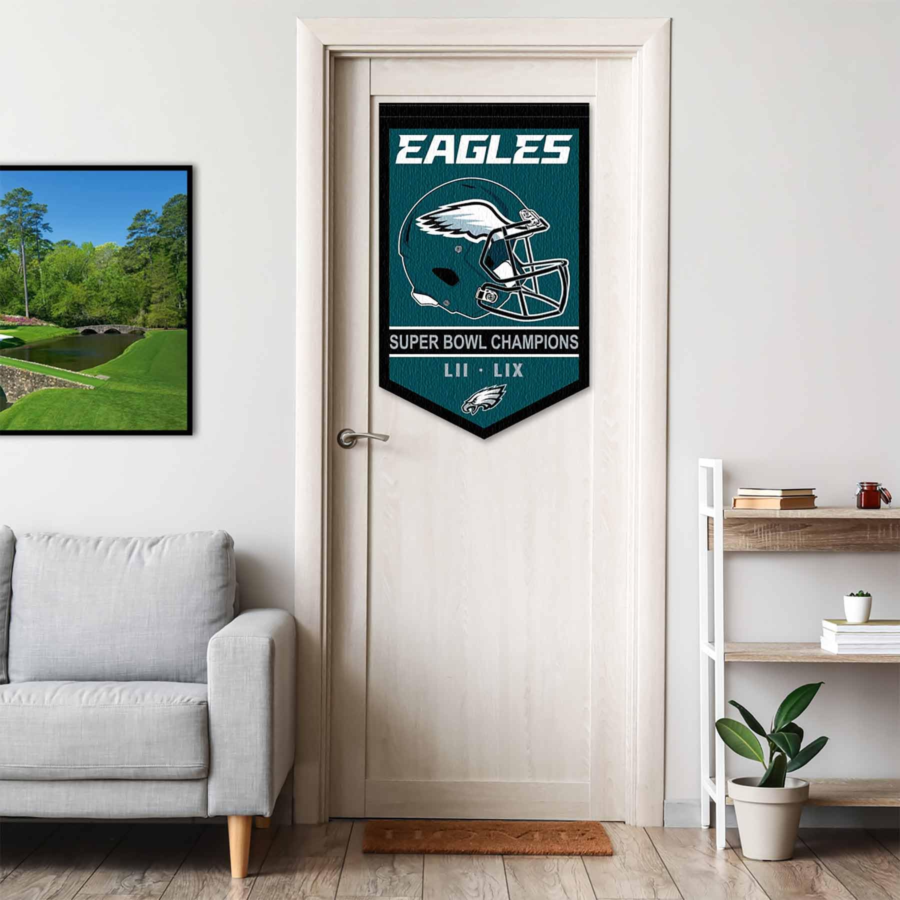 Foto 5 pulgar | Banner Banner Wincraft Philadelphia Eagles 2x Super Bowl - Venta Internacional.