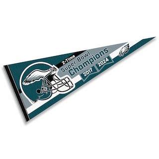 Foto 1 | Banderín Wincraft Eagles Super Bowl Lix Champions - Venta Internacional.