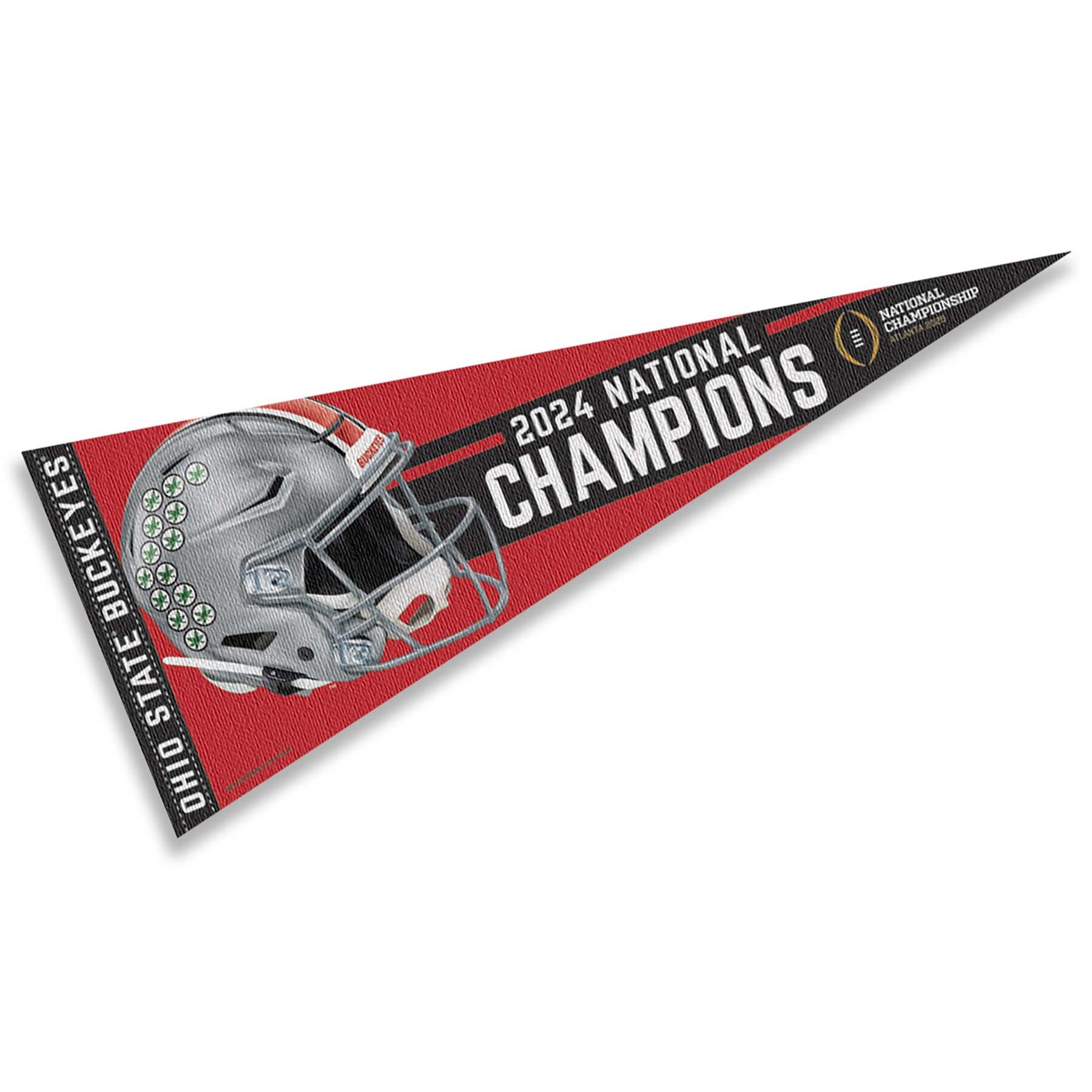 Foto 2 pulgar | Banderín Wincraft, Campeones Nacionales De Los Ohio State Buckeyes 2024 - Venta Internacional.