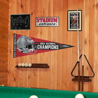 Foto 2 | Banderín Wincraft, Campeones Nacionales De Los Ohio State Buckeyes 2024 - Venta Internacional.