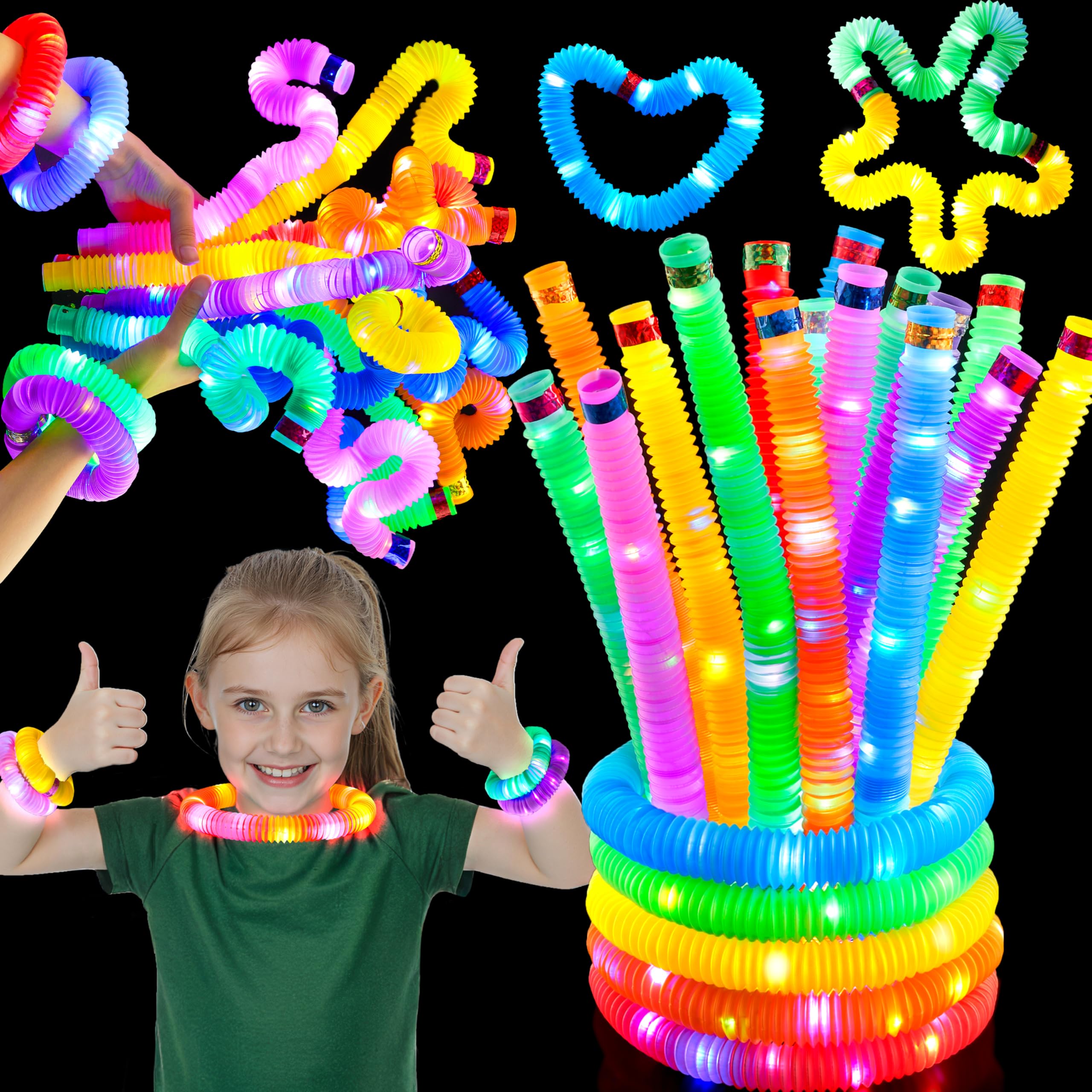 Foto 2 pulgar | Glow Sticks Party Favors Joyin, Paquete De 9 Tubos Pop Iluminados - Venta Internacional.