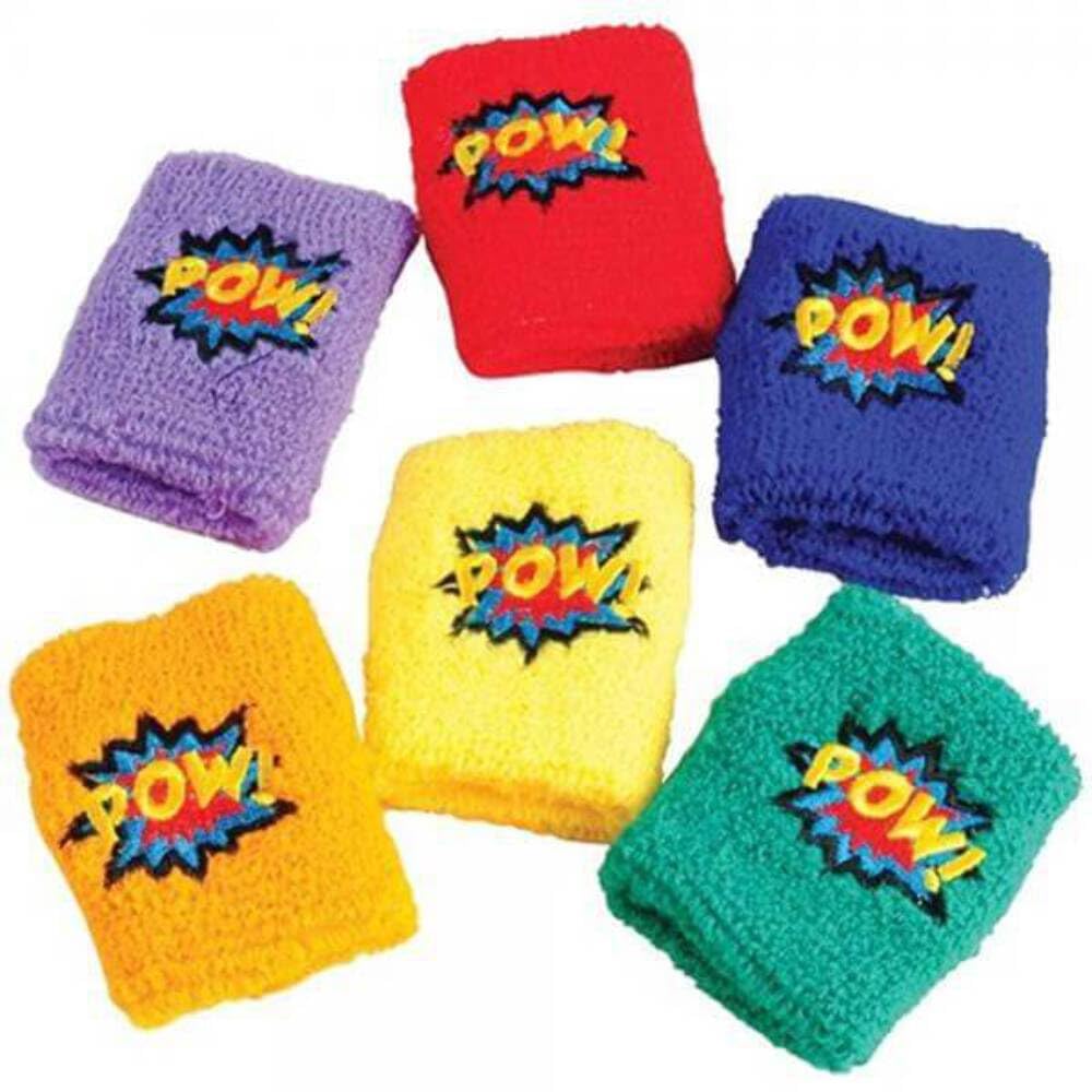 Foto 2 pulgar | Pulseras U.s. Toy Superhero Pow Message, Paquete De 12 - Venta Internacional.