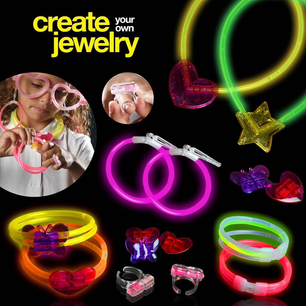 Foto 5 pulgar | Paquete De Collares Y Pulseras Glow Sticks Party Pack, 500 Unidades - Venta Internacional.