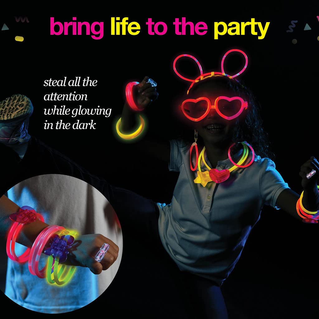 Foto 6 pulgar | Paquete De Collares Y Pulseras Glow Sticks Party Pack, 500 Unidades - Venta Internacional.