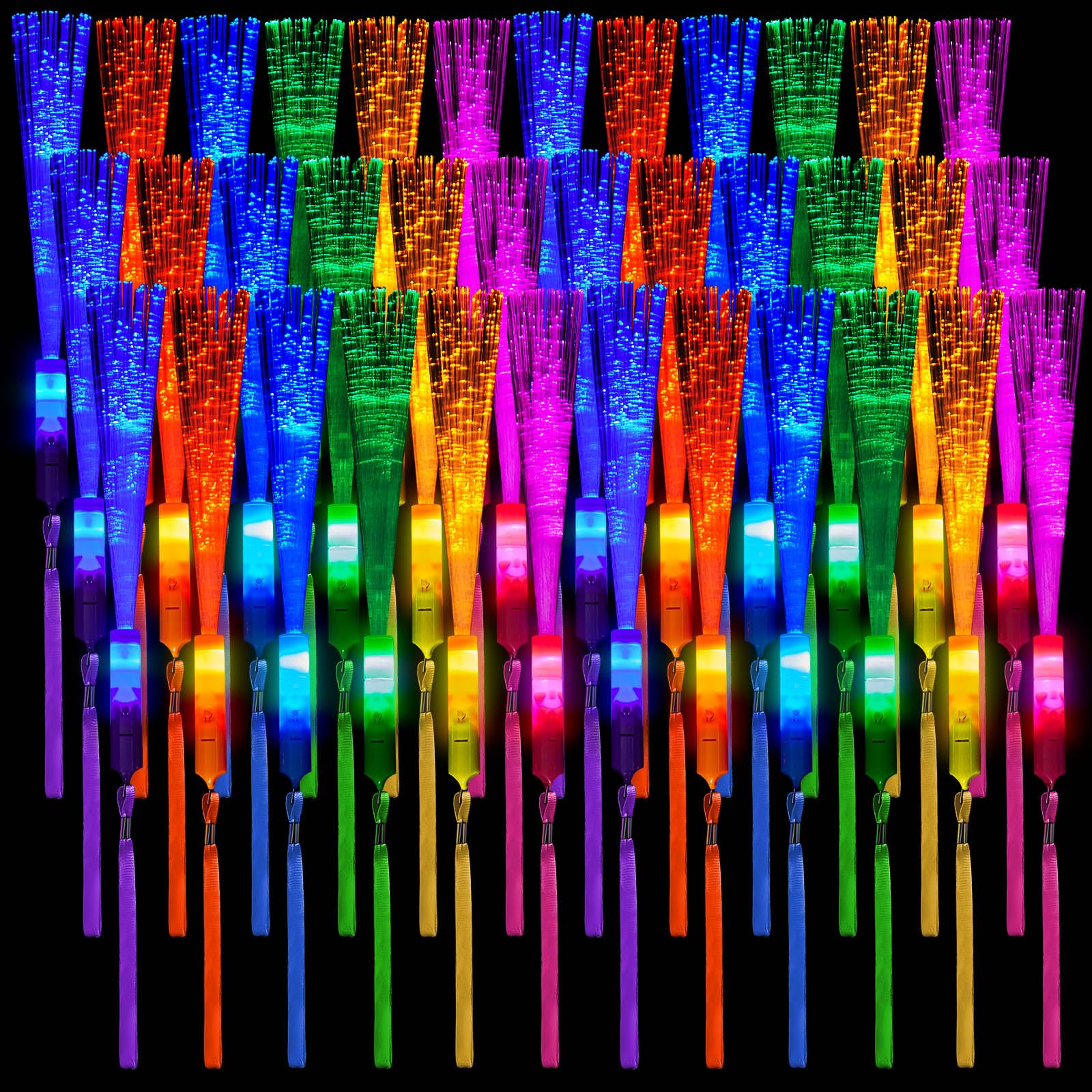 Foto 2 pulgar | Varitas De Fibra Óptica Con Luz Led Zhanmai Mejoradas, 24 Piezas - Venta Internacional.