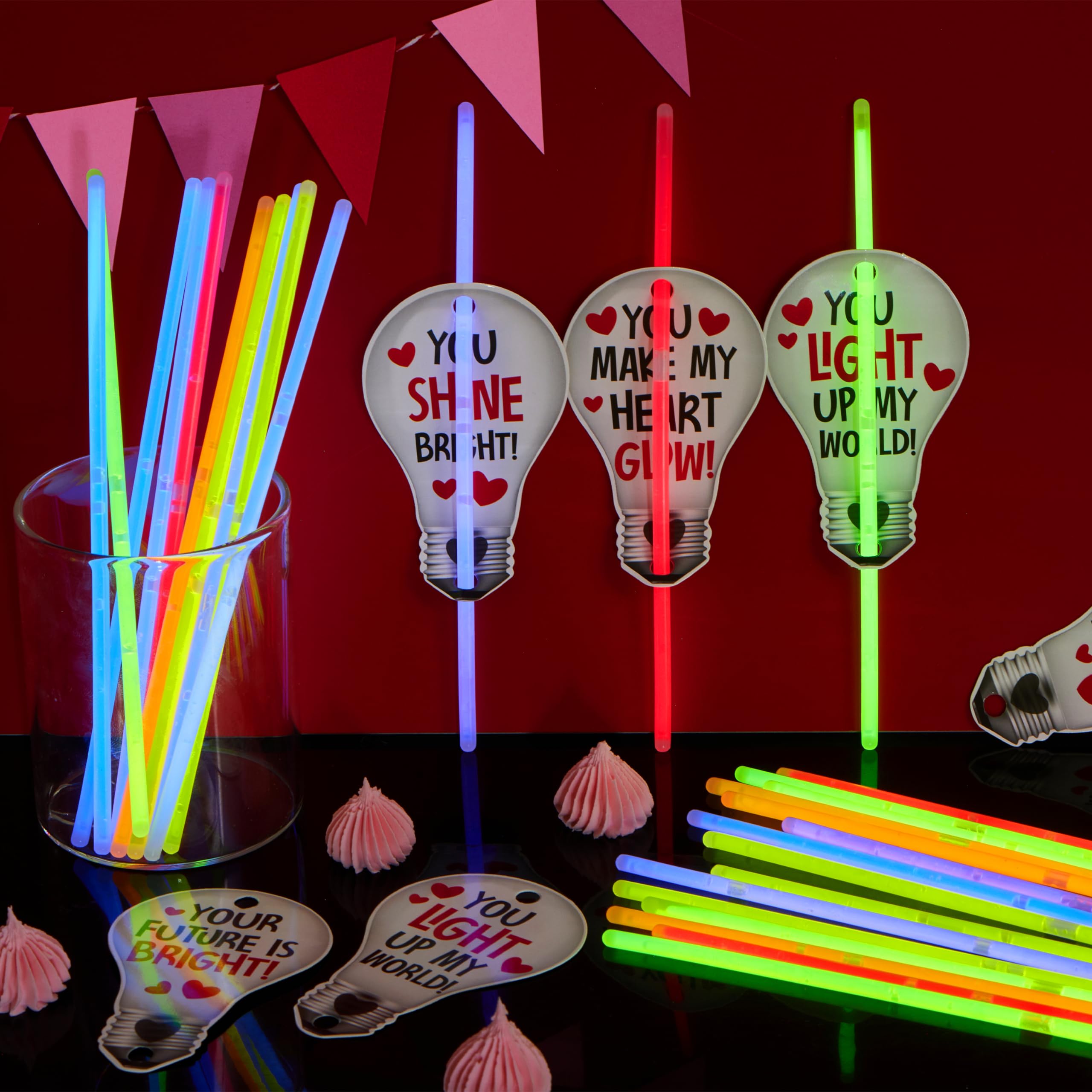 Foto 6 | Tarjetas Con Bombillas De Regalo Para El Día De San Valentín Con Barras Luminosas, 36 Paquetes - Venta Internacional.