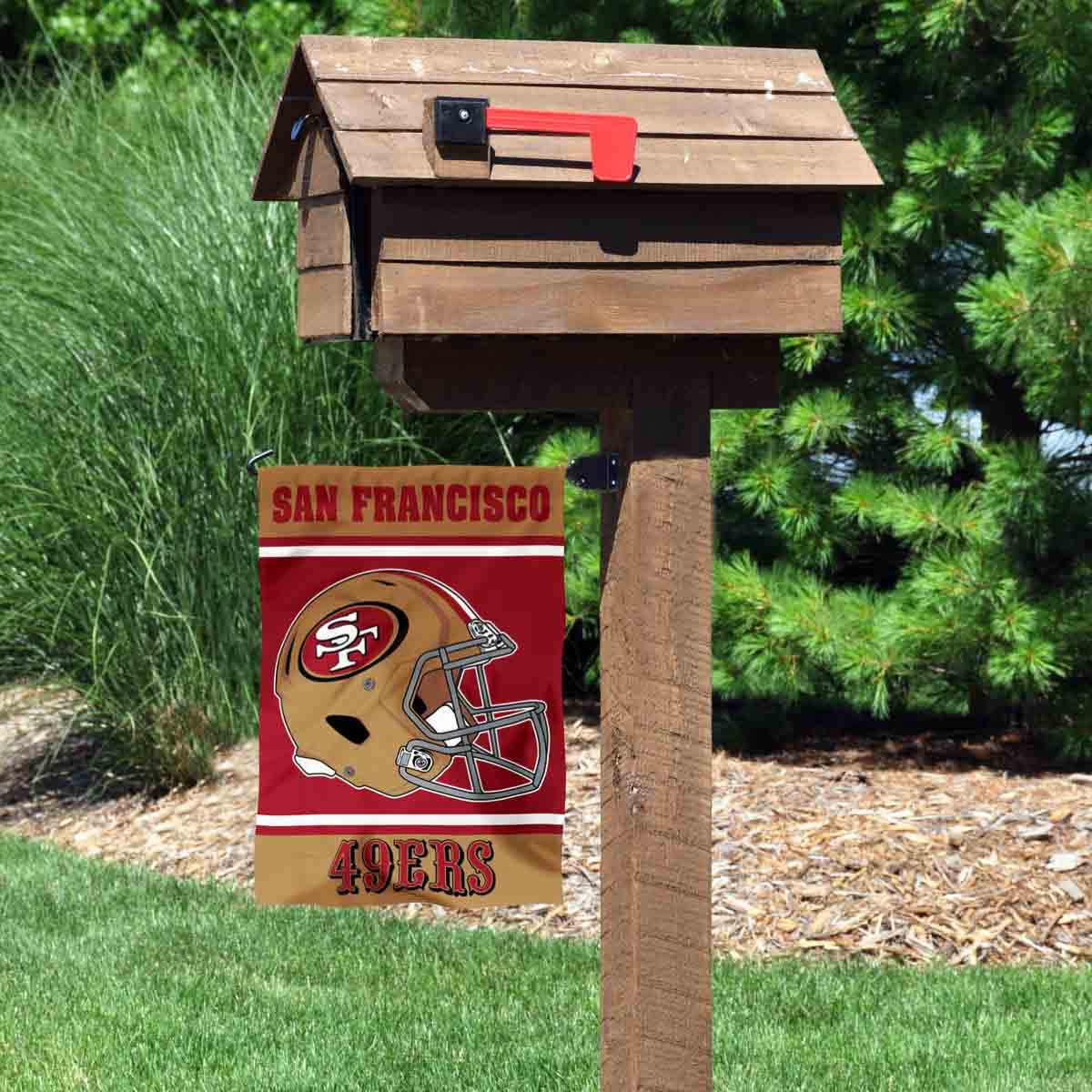 Foto 4 pulgar | Casco Garden Banner Flag Wincraft San Francisco 49ers - Venta Internacional.
