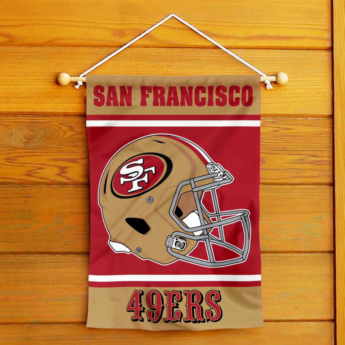 Foto 5 pulgar | Casco Garden Banner Flag Wincraft San Francisco 49ers - Venta Internacional.
