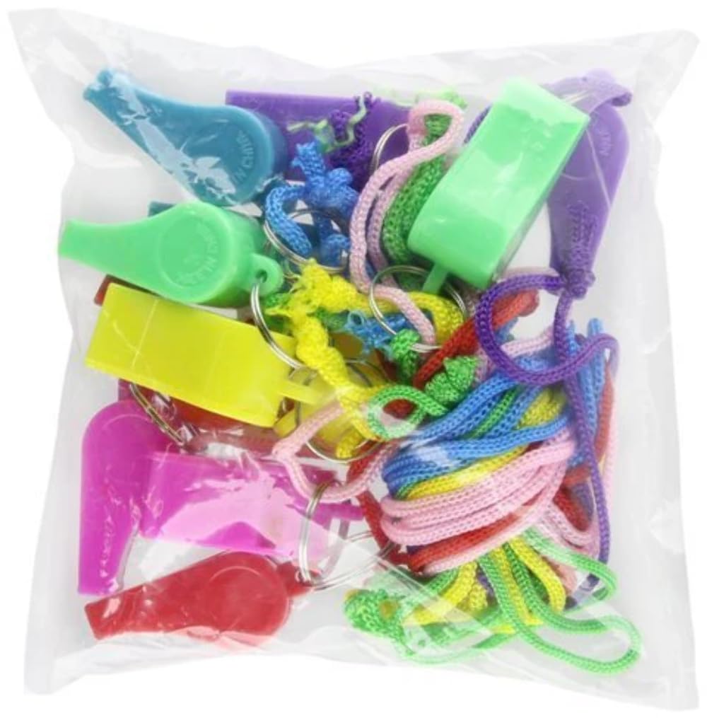 Foto 1 | Collares Con Silbato De Neón Rhode Island Novelty, 2 Cm, 12 Unidades - Venta Internacional.
