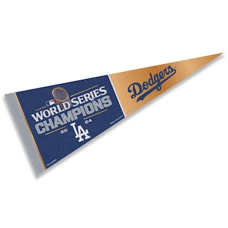 Foto 1 | Banderín Wincraft Los Angeles Dodgers, Campeones Del Mundo 2024 - Venta Internacional.