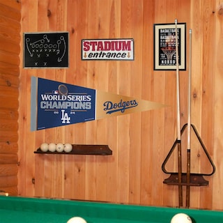 Foto 2 | Banderín Wincraft Los Angeles Dodgers, Campeones Del Mundo 2024 - Venta Internacional.