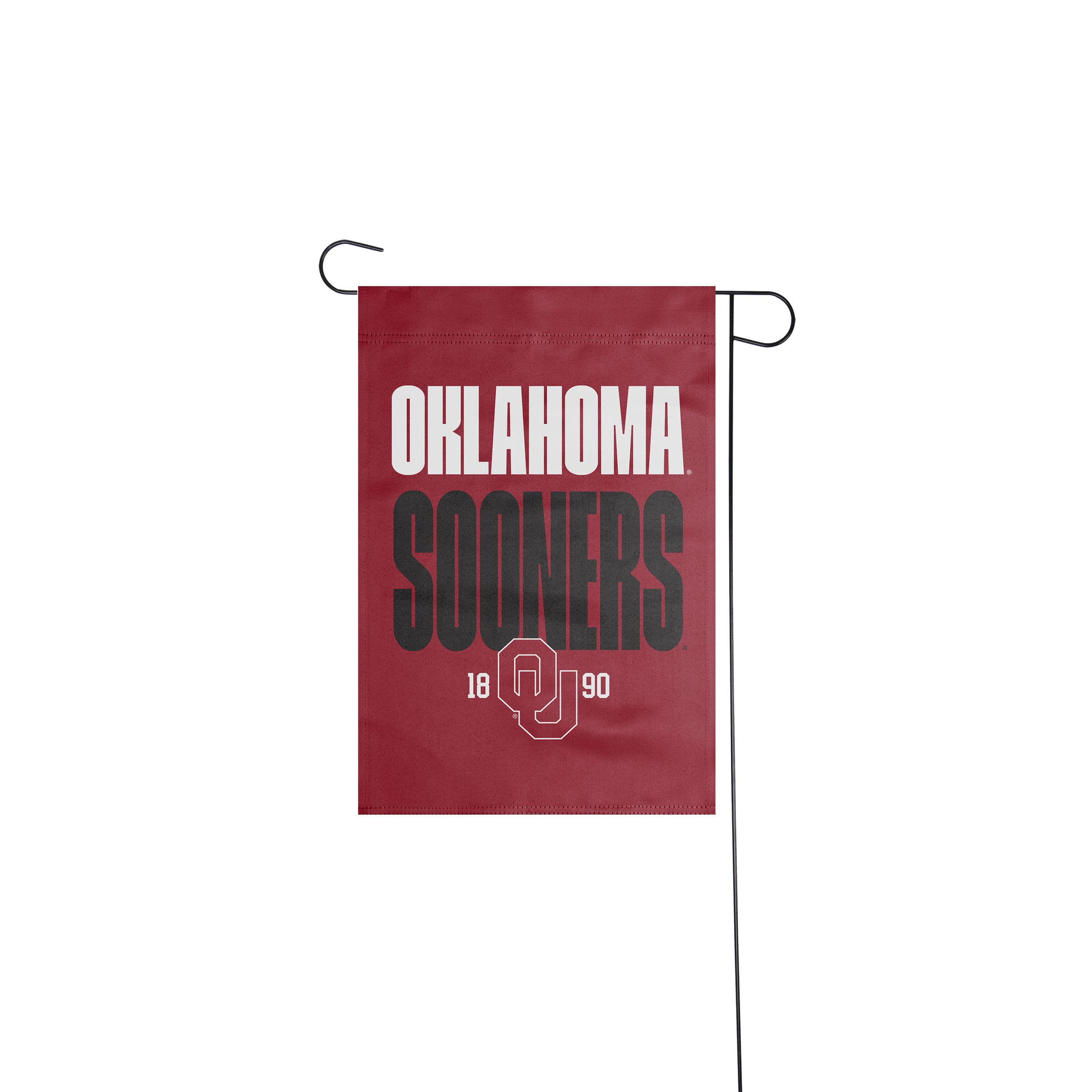 Foto 3 pulgar | Bandera De Jardín Foco Ncaa Oklahoma Sooners De Doble Cara, 45 X 30 Cm - Venta Internacional.