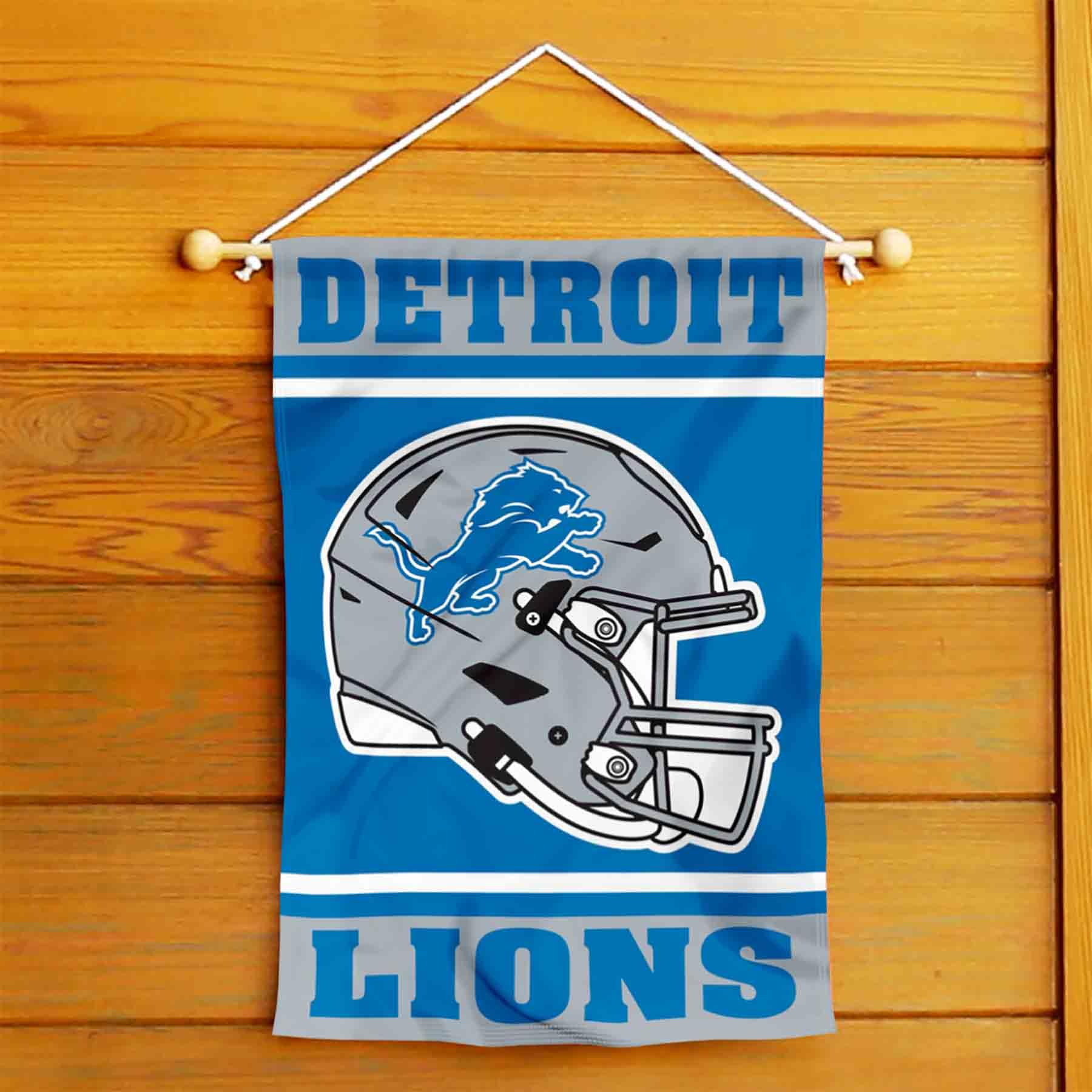 Foto 5 pulgar | Casco Con Bandera De Jardín Wincraft Detroit Lions, 32 X 45 Cm - Venta Internacional.