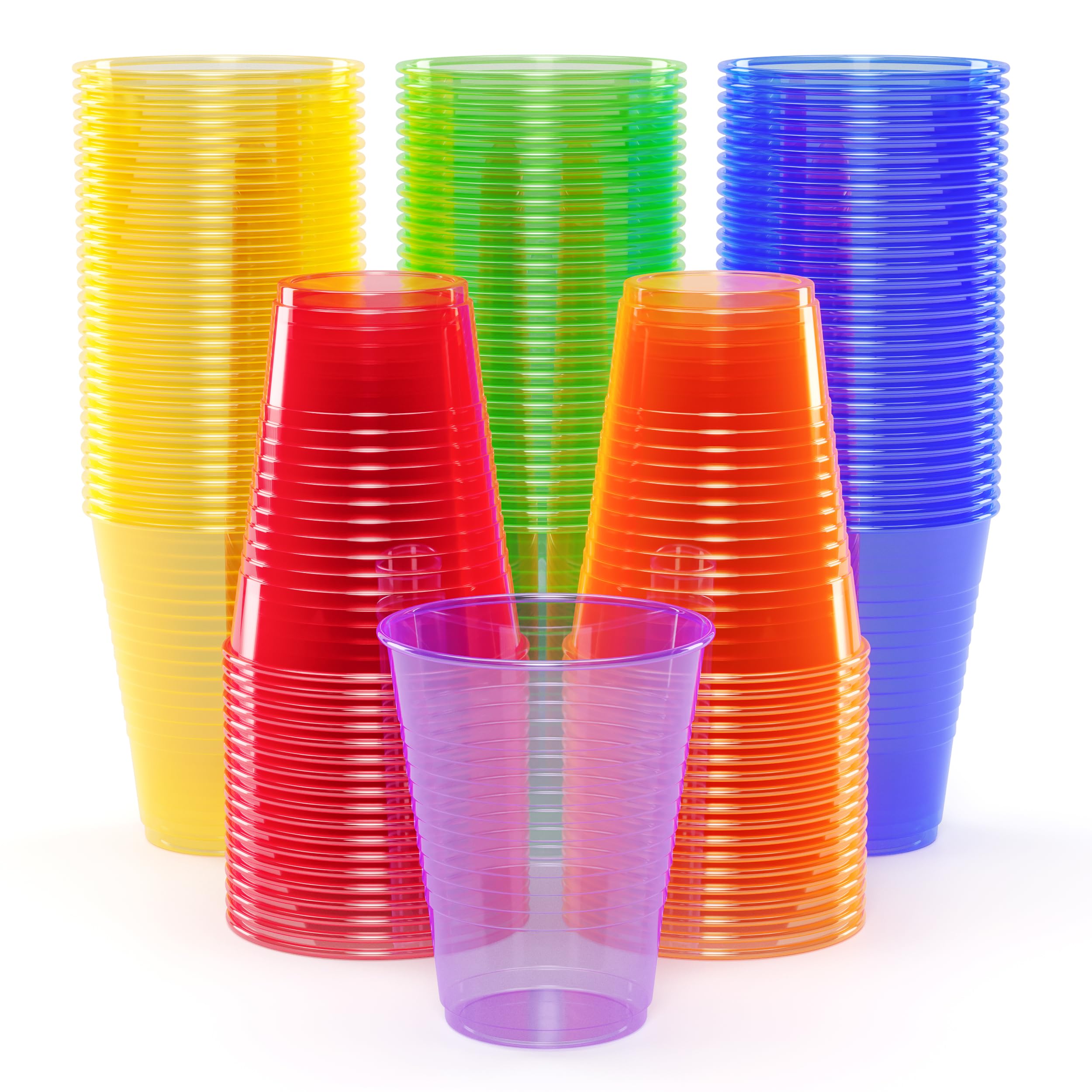 Foto 2 pulgar | Glow Cups Exquisite, Paquete De 120 Unidades, 473 Ml, Neón Reactivo A La Luz Negra - Venta Internacional.