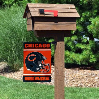 Foto 3 | Casco Con Diseño De Bandera De Jardín Wincraft De Los Chicago Bears, 32 Cm X 45 Cm - Venta Internacional.