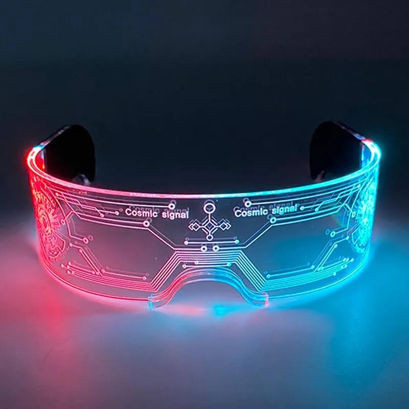 Foto 8 pulgar | Gafas De Fiesta Con Luz Led, Gafas Luminosas Para Cosplay - Venta Internacional.