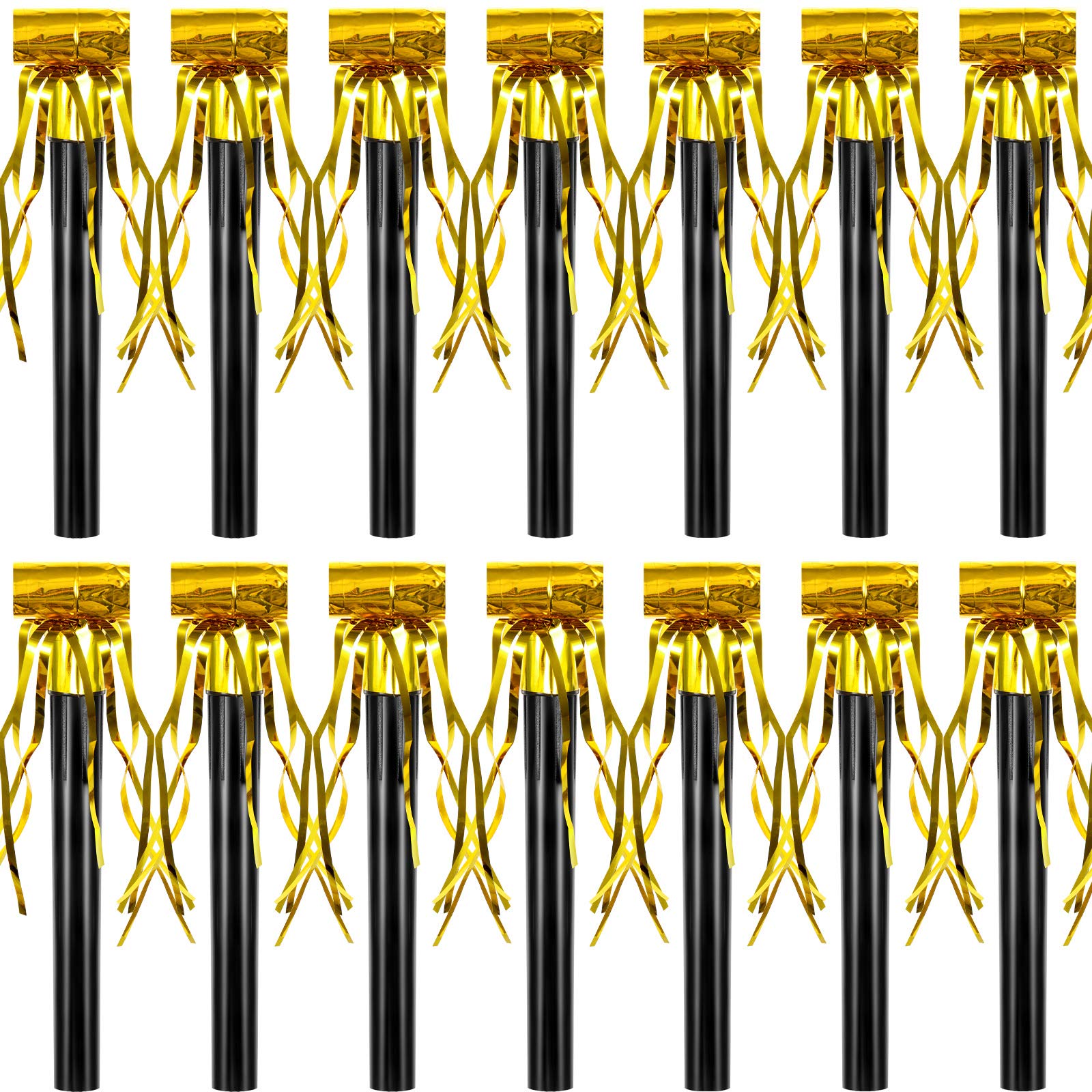Foto 2 pulgar | Party Blower Noisemakers Skylety, 18 Unidades, Color Negro Y Dorado - Venta Internacional.