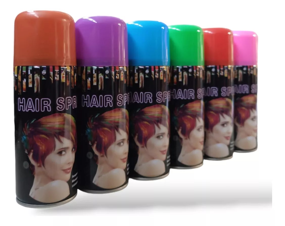 12 Pinturas Tinte Cabello Temporal Niño Fiesta Peinado Loco Cumpleaños
