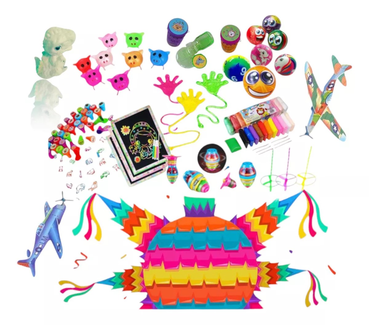 69 Juguetes Sorpresa Niño Niña Para Fiestas Piñata Regalos