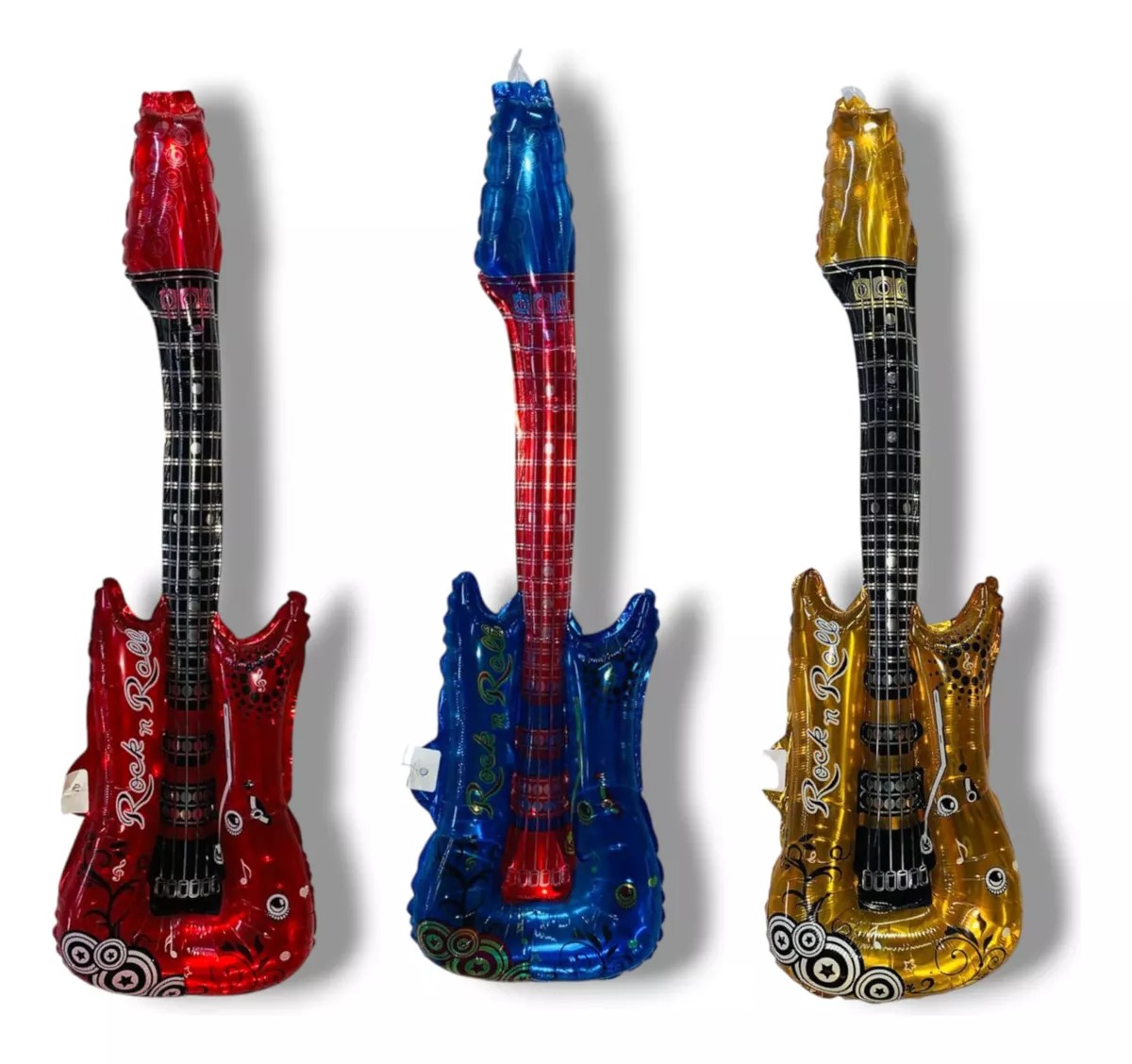 Foto 4 pulgar | 60 Pza Globo Guitarra Fiesta Boda Batucada  Cumpleaños Temática Varios Colores