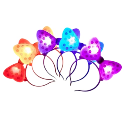 Foto 2 | 25 Diademas Orejitas Ratón Luz Led De Colores Disfraces Fiesta Cumpleaños