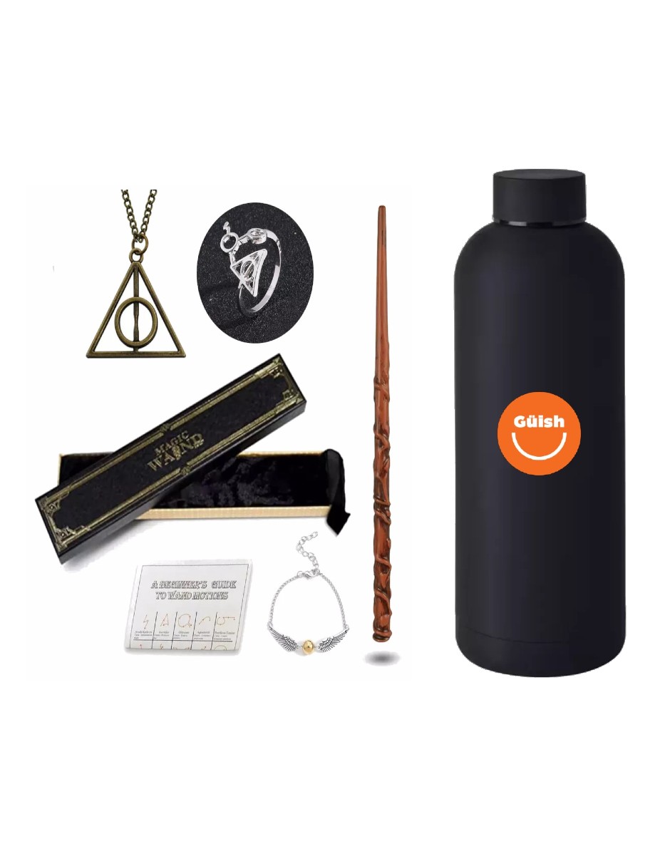 Foto 2 pulgar | Varitas Mágicas De Harry Potter + Termo de Regalo GÜISH