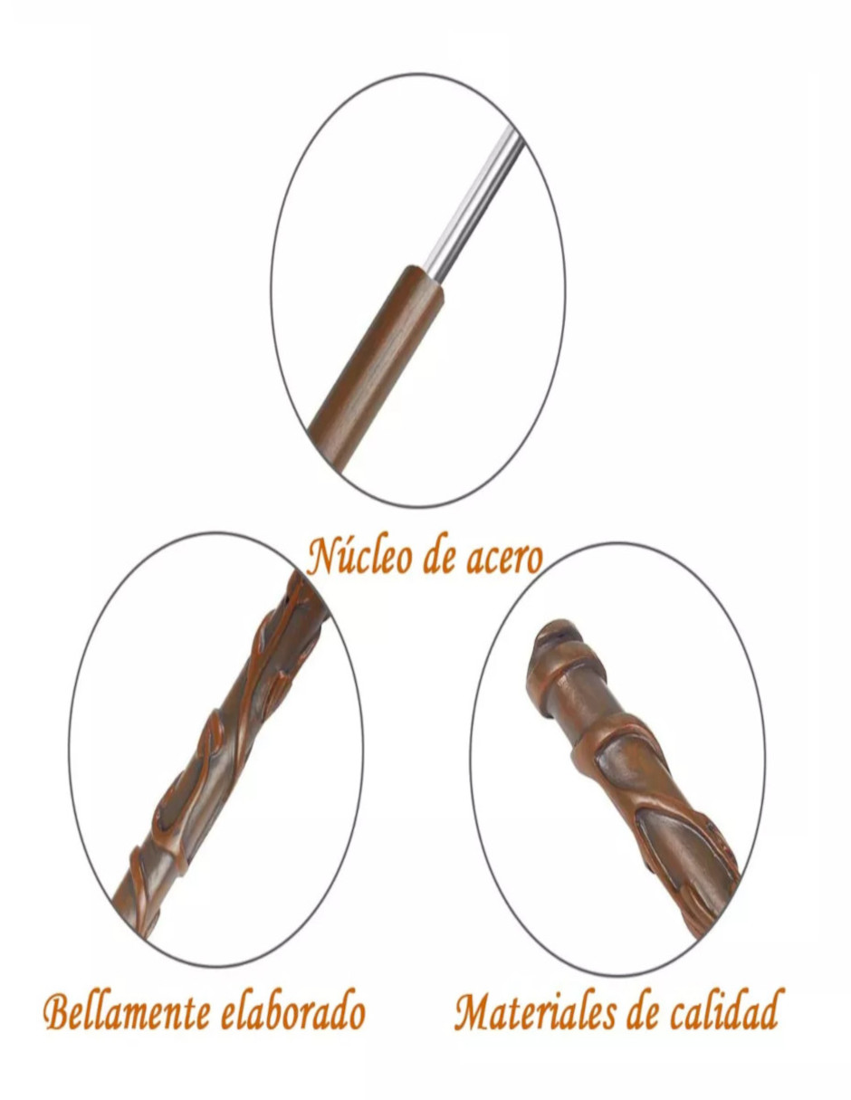 Foto 3 pulgar | Varitas Mágicas De Harry Potter + Termo de Regalo GÜISH