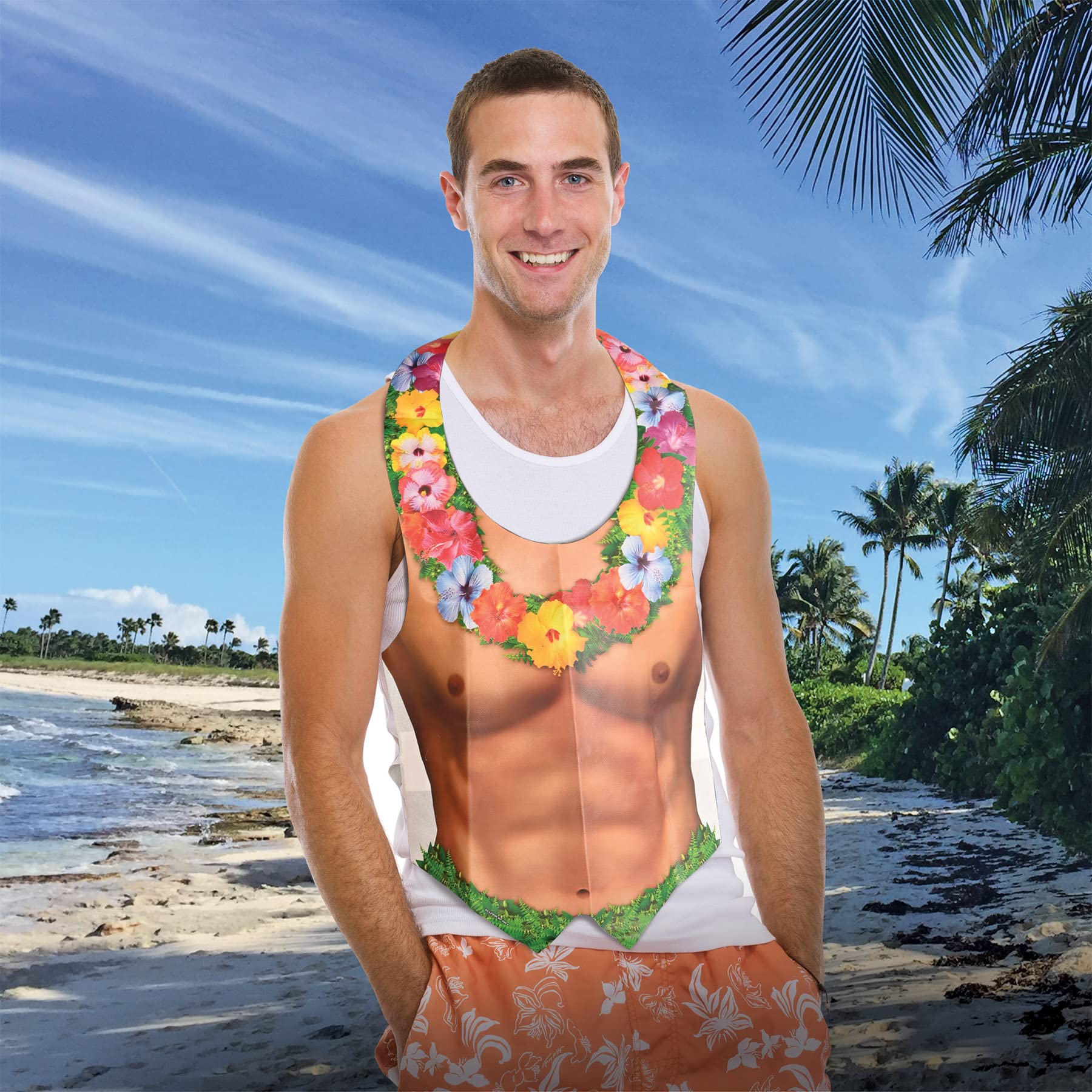 Foto 2 | Chaleco Hula Hunk De Plástico Beistle Pkgd Para Fiestas (1 Paquete) - Venta Internacional.