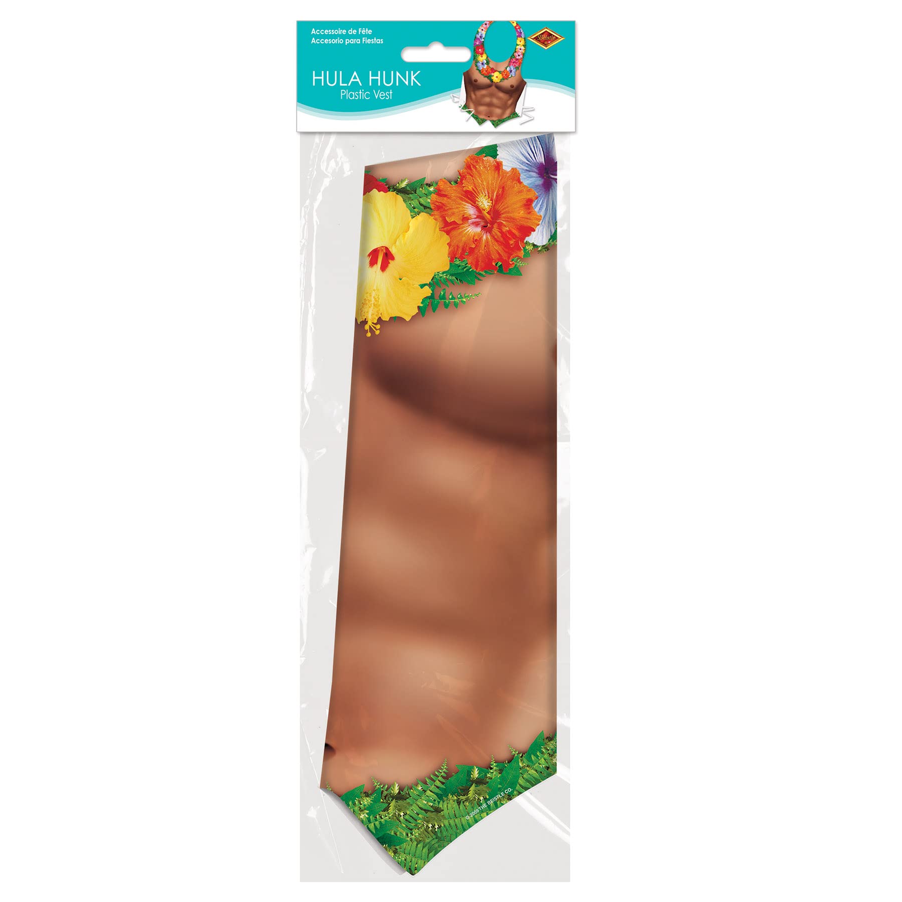 Foto 5 pulgar | Chaleco Hula Hunk De Plástico Beistle Pkgd Para Fiestas (1 Paquete) - Venta Internacional.