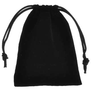 Foto 1 | Bolsas De Terciopelo Ventdepot Mxmvb-001 1 pieza color Negro Bolsa Organza