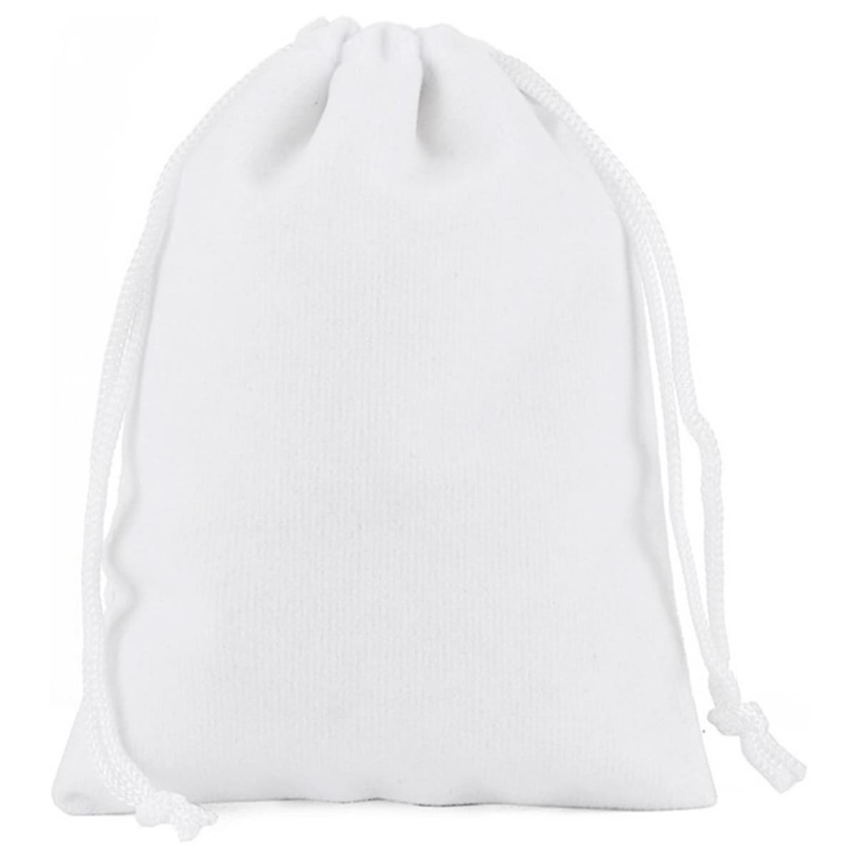 Foto 2 pulgar | Bisuteria Bolsa Mini De Terciopelo Ventdepot Mxvwt-008 20 piezas color Blanco Bolsa Organza