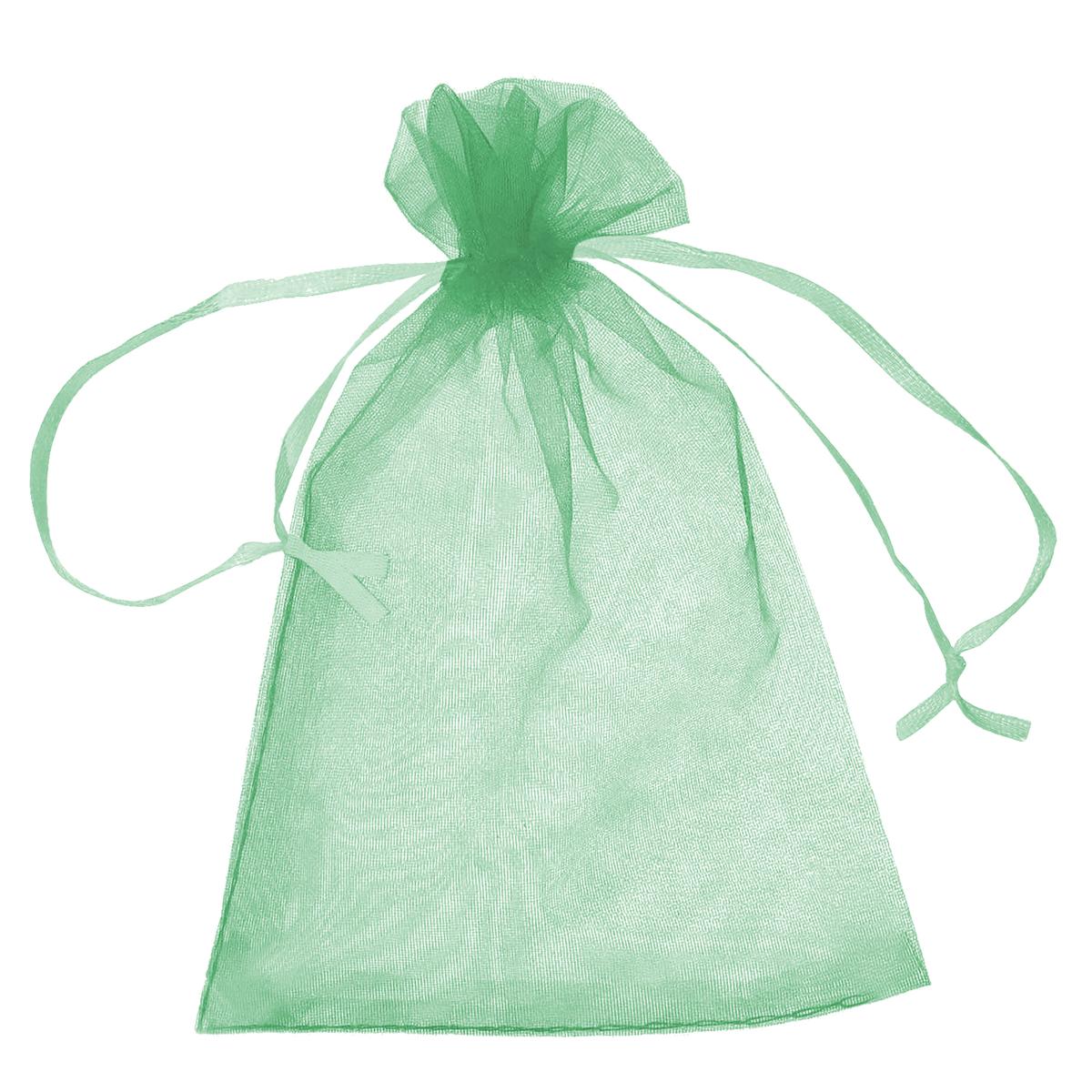 Bolsas de Organza para Detalles de Fiesta VentDepot MXPFG-007 Verde 15 Piezas