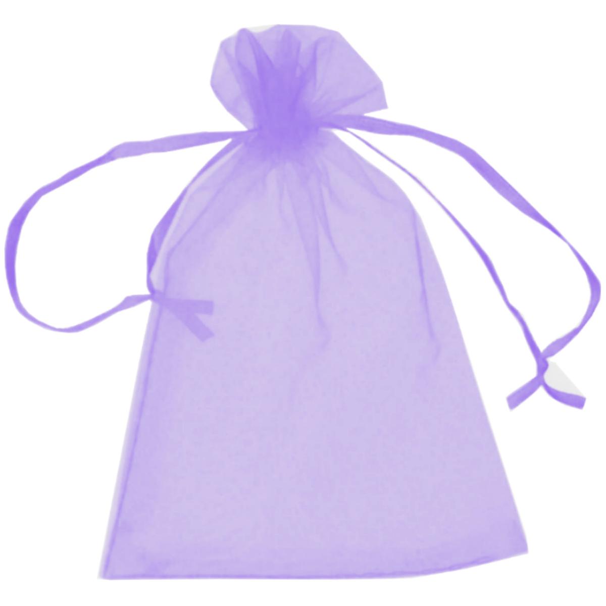 Bolsas de Organza para Detalles de Fiesta VentDepot MXPOB-006 Moradas 10 Piezas